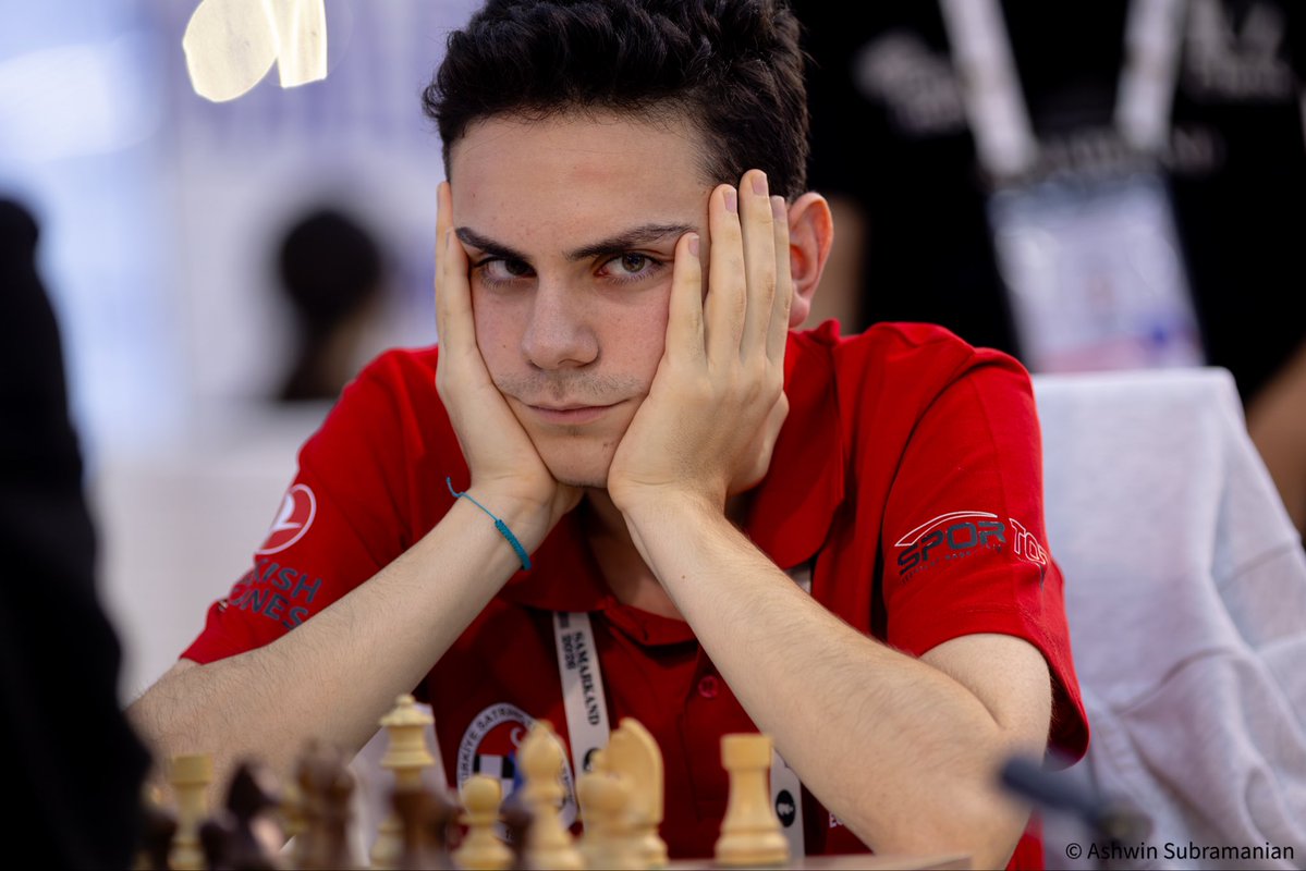 ashwinksubram's tweet photo. Super talent Ediz (Turkey) #chess #chessolympiad https://t.co/kK0NhV0lWZ