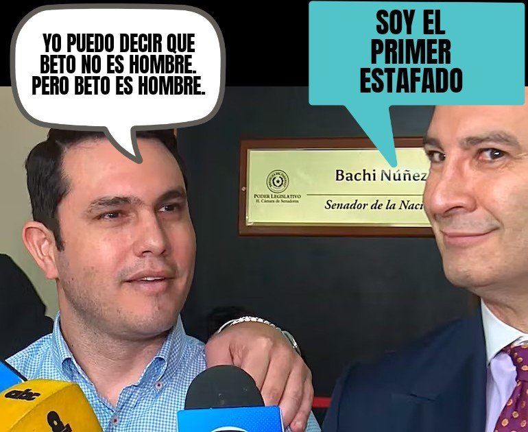 nestornunezpy's tweet photo. Del creador del "Trato Apu'a", llega al Paraguay:
"SOY EL PRIMER ESTAFADO". https://t.co/aezQZpLbah
