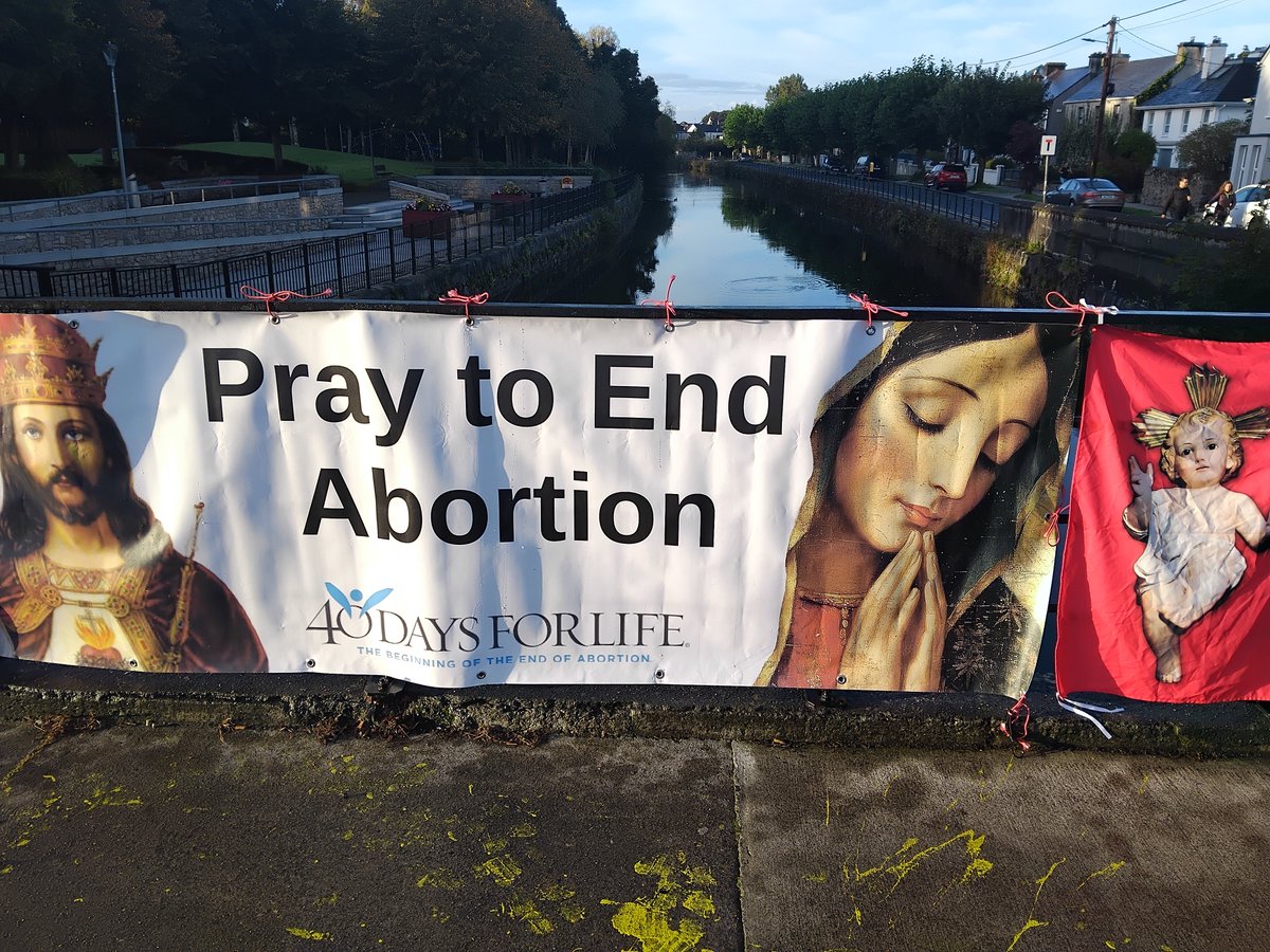 RoundtowerIre's tweet photo. Meditation for this campaign of 40 Days for Life. "Learn from Me for I am meek and humble of heart" Matt. 11.
These virtues are  needed particularly when witnessing publicly to Life. What is not needed is any sign language skills to understand gestures of some passersby. https://t.co/fVsl4i1Agh