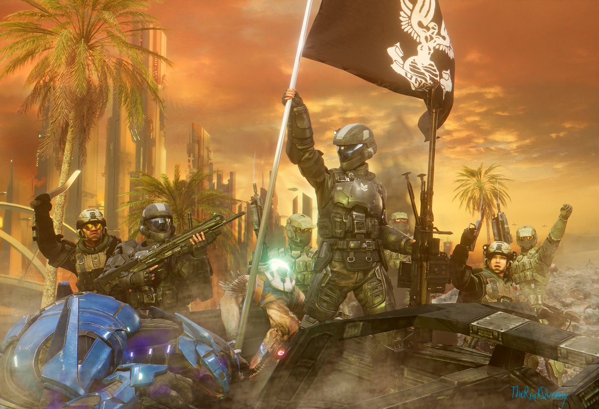 TheRealQuenny's tweet photo. Happy birthday, Halo 3: ODST. https://t.co/nPwE2nkLJH