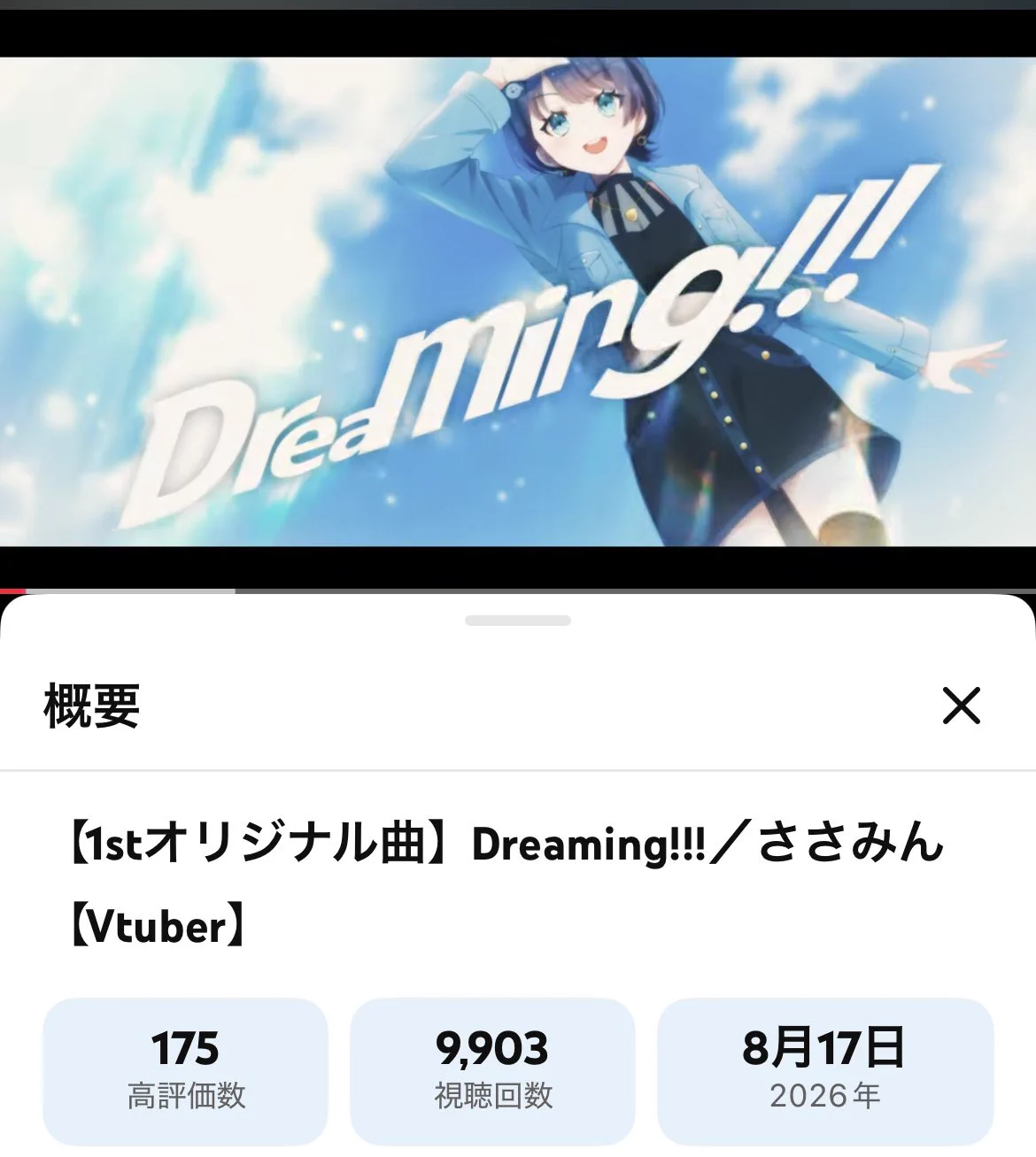 ささみん🌼🩵登録者5000人で3Dお披露目！ (@ssmn_0125) / X