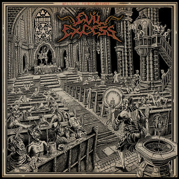 KMANRIFFSMetal's tweet photo. FULL FORCE FRIDAY:🆕September 25th 8⃣7⃣🎧

EVIL EXCESS - Infiltrate Their Sanctuary 🇩🇪⚛️

Debut album from Koblenz, German Blackened Speed Metal outfit⚛️

BC➡️https://t.co/h533NUEgQc⚛️

#EvilExcess #InfiltrateTheirSanctuary #BlackenedSpeedMetal #FFFSep25 #KMäN https://t.co/iZpn2Ql65e