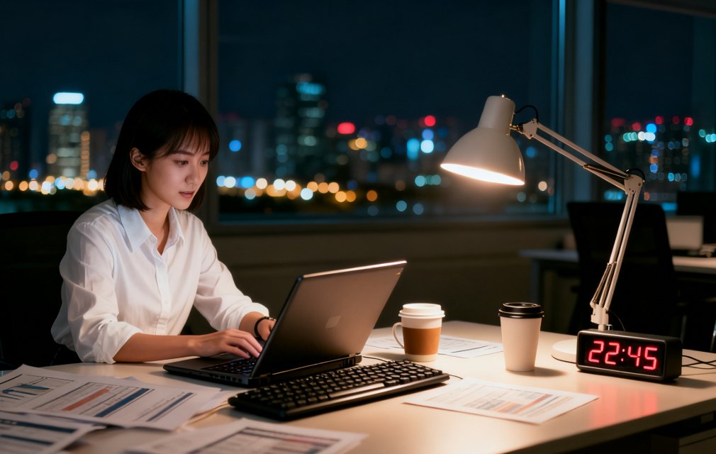 FranciscaSn0d8's tweet photo. Otra noche en la oficina, la laptop no se apaga ni yo me voy, solo café y proyectos que no se acaban. https://t.co/kMUFtFhMNd