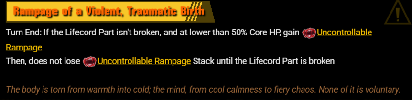 Moritzva2's tweet photo. Y'know, on the topic of The Crimson God, it has one fucked up set of skills, passives, &amp; flavor texts, huh? https://t.co/ycNwrzqZVl