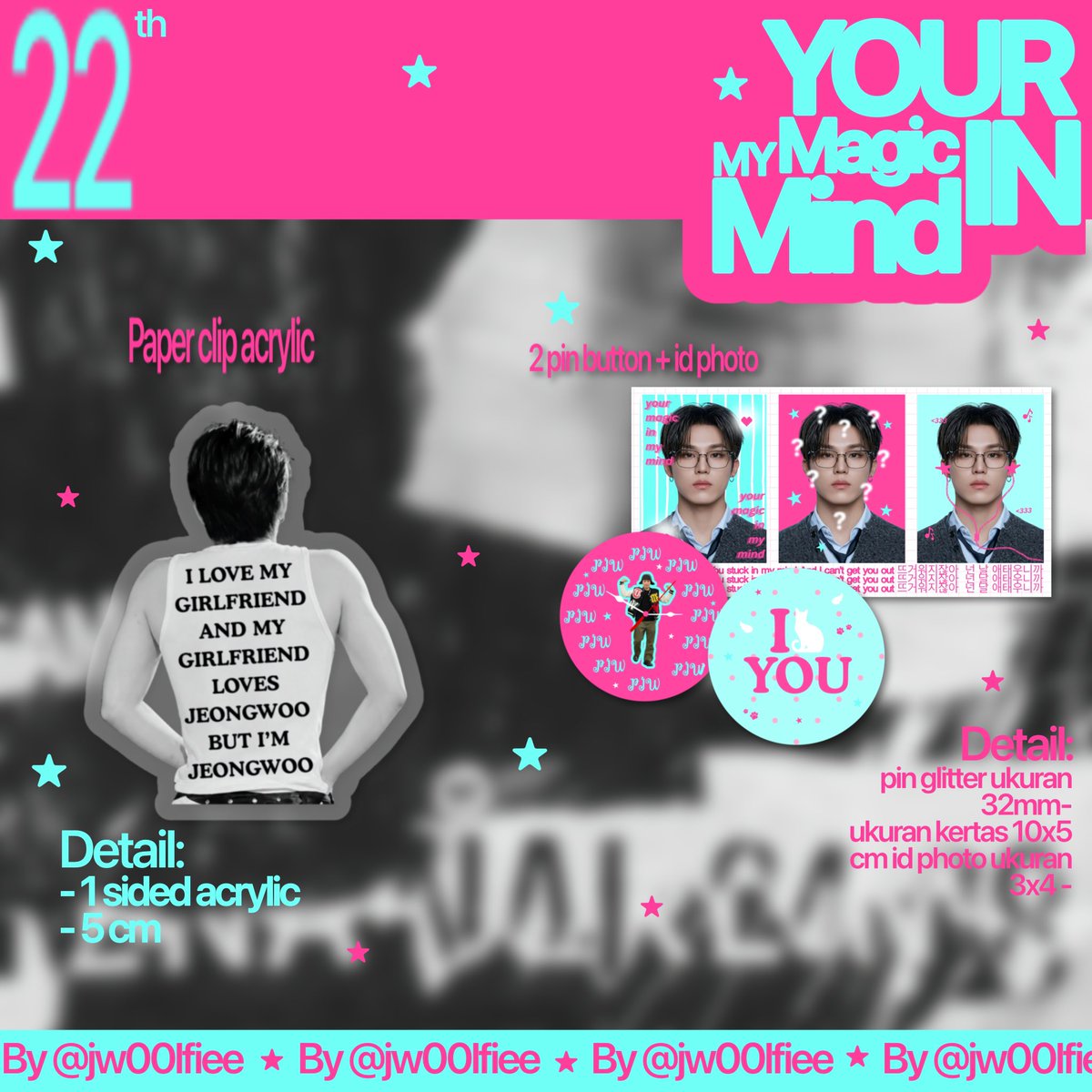 jw00lfiee's tweet photo. 2nd jeongwoo birthday kit ݁ ˖Ი𐑼⋆
By : @jw00lfiee

🛒 : https://t.co/Is1NiizFdf

Tnc:
𝄞 for uwoos &amp; teume only
𝄞 Please do not resell or throw it away
𝄞 COD available 
𝄞 write ur username in notes (required)!
🗓️: 25.9 | 🕢: 20.30

Good luck💕 https://t.co/xSeA7HeYyp
