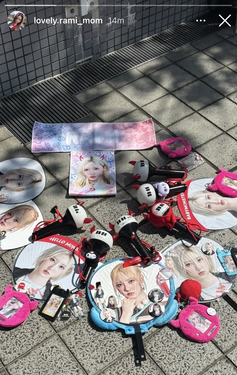 pinksbabymon's tweet photo. rami mom posted this on instagram does that mean she’s also at kyocera dome watching babymonster? i think it’s a good sign https://t.co/D8R3WEnA7H