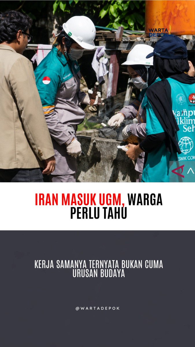 wartadepoktgd's tweet photo. 🚨 Warga Depok, isu ini memang terjadi di UGM, tapi pertanyaannya relevan: kalau Indonesia bekerja sama dengan negara lain, apa yang harus transparan?

Iran membahas pendidikan, riset, film, engineering hingga prodi nuklir dengan UGM.

Sumber: ANTARA.
#jagaindonesia https://t.co/mchD8I5Jn7