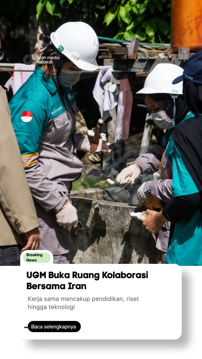 ArahMediaR3q's tweet photo. UGM dan Kedubes Iran membahas peluang kerja sama pendidikan, riset, perfilman, engineering, serta penyebutan prodi nuklir. 

Prof. Dicky Sofjan mengaitkannya dengan prinsip bebas aktif dan kepentingan nasional. 

Apa prinsip utamanya?

Sumber: ANTARA.
#jagaindonesia https://t.co/trerQBCzlZ