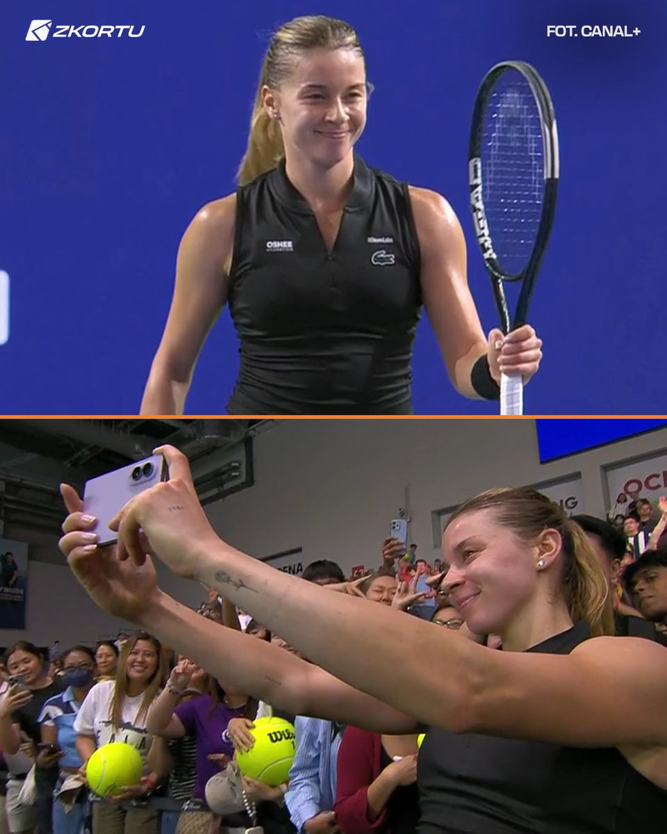 z_kortu's tweet photo. MAJOMANIA opanowała Singapur 🤳

📸 CANAL+ | #SGTennisOpen | #zkortu https://t.co/5CnLOdNBtj