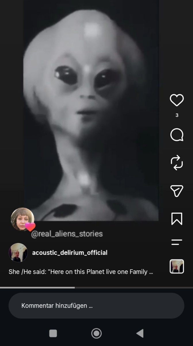 AcousticDeliriu's tweet photo. Real or Not? What do you think? Is the Humanity the only one intelligent Civilization/Species in Universe?
#extraterestials #aliens #astronomy #universe #space #outerspace #astrobiology 
*
*
 Thanks Tredicim13 for your Like. https://t.co/OkBbe7RiM2