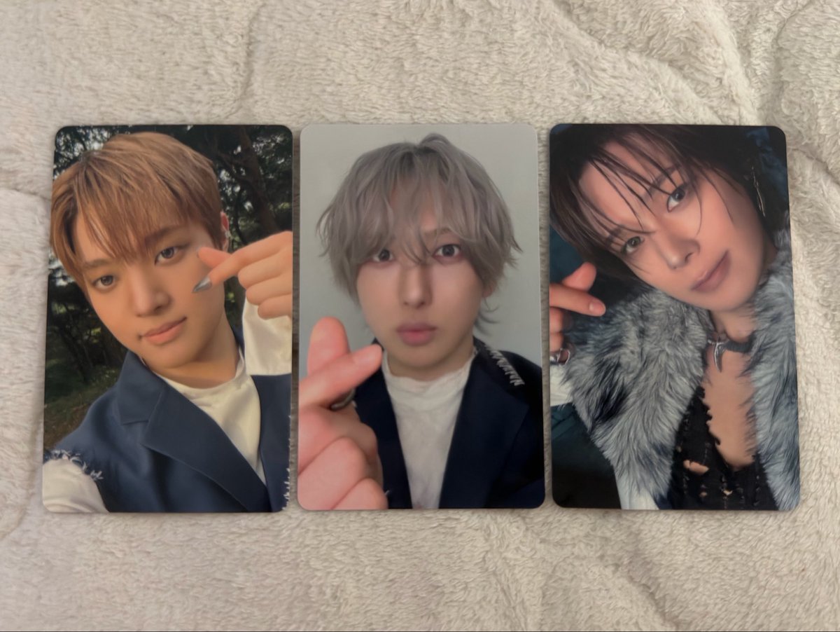 byuldilm's tweet photo. &amp;TEAM Mark on Me MoM トレカ交換

【譲】EJ FUMA K
【求】同種・異種HARUA

9/23インガ、もしくは郵送での交換希望です。お気軽にお声掛けください🙂‍↕️🌼 https://t.co/8XDIUCDNAF