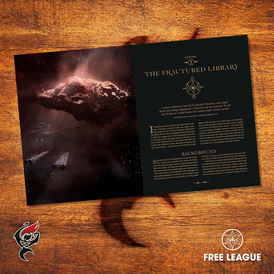 MonkeysWithFire's tweet photo. Explore a secret research station where reality has been torn apart, investigate ancient Builder monuments, venture into the jungles of Khouri, and discover why a remote Resonance Station has fallen silent. #monkeyswithfire #ttrpg #freeleague https://t.co/VhL9sNEvJG