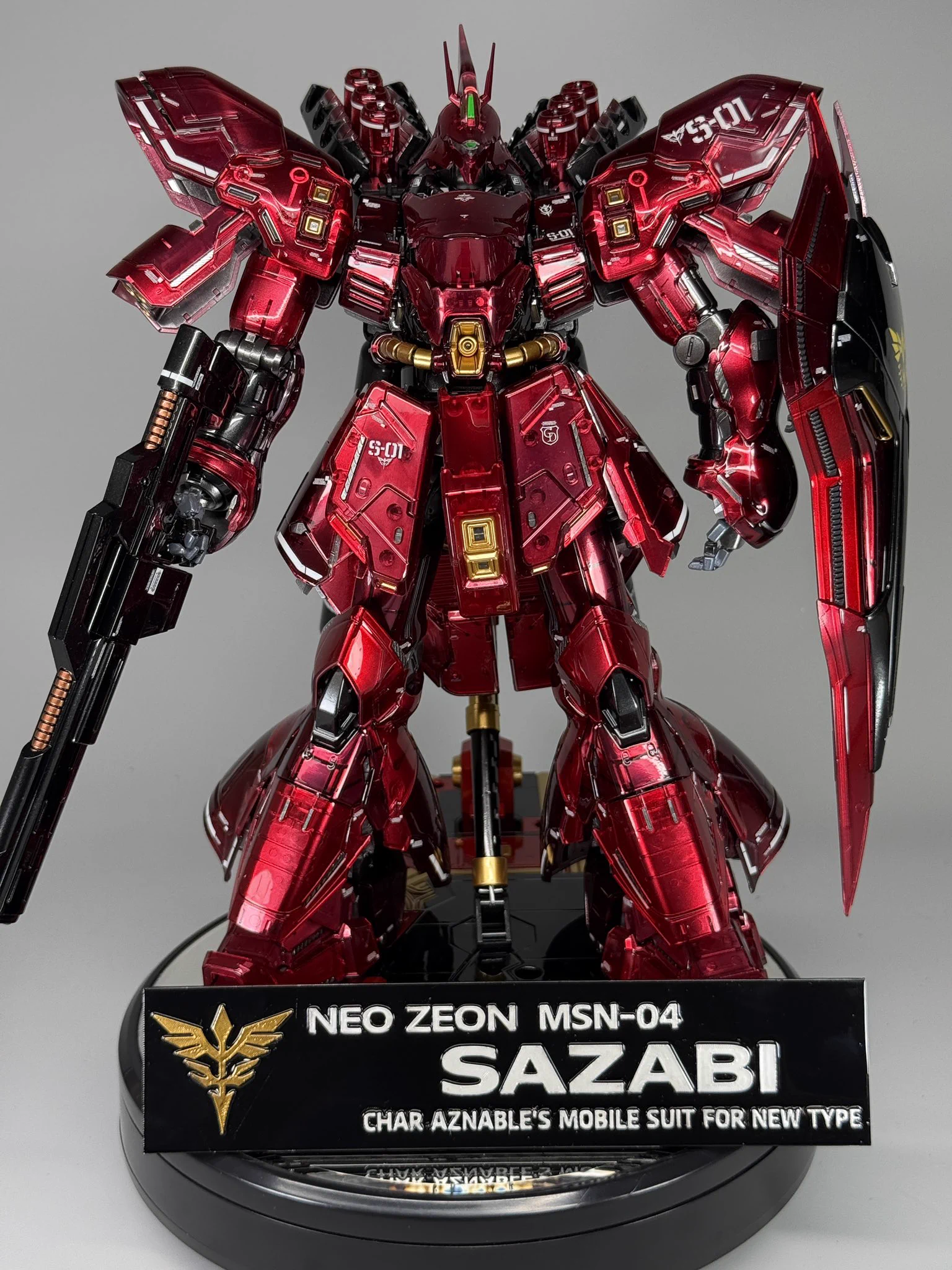 1/100 MGサザビー ver.ka メカニカルコアメッキ風　塗装改修済完成品 むねきち on X: 