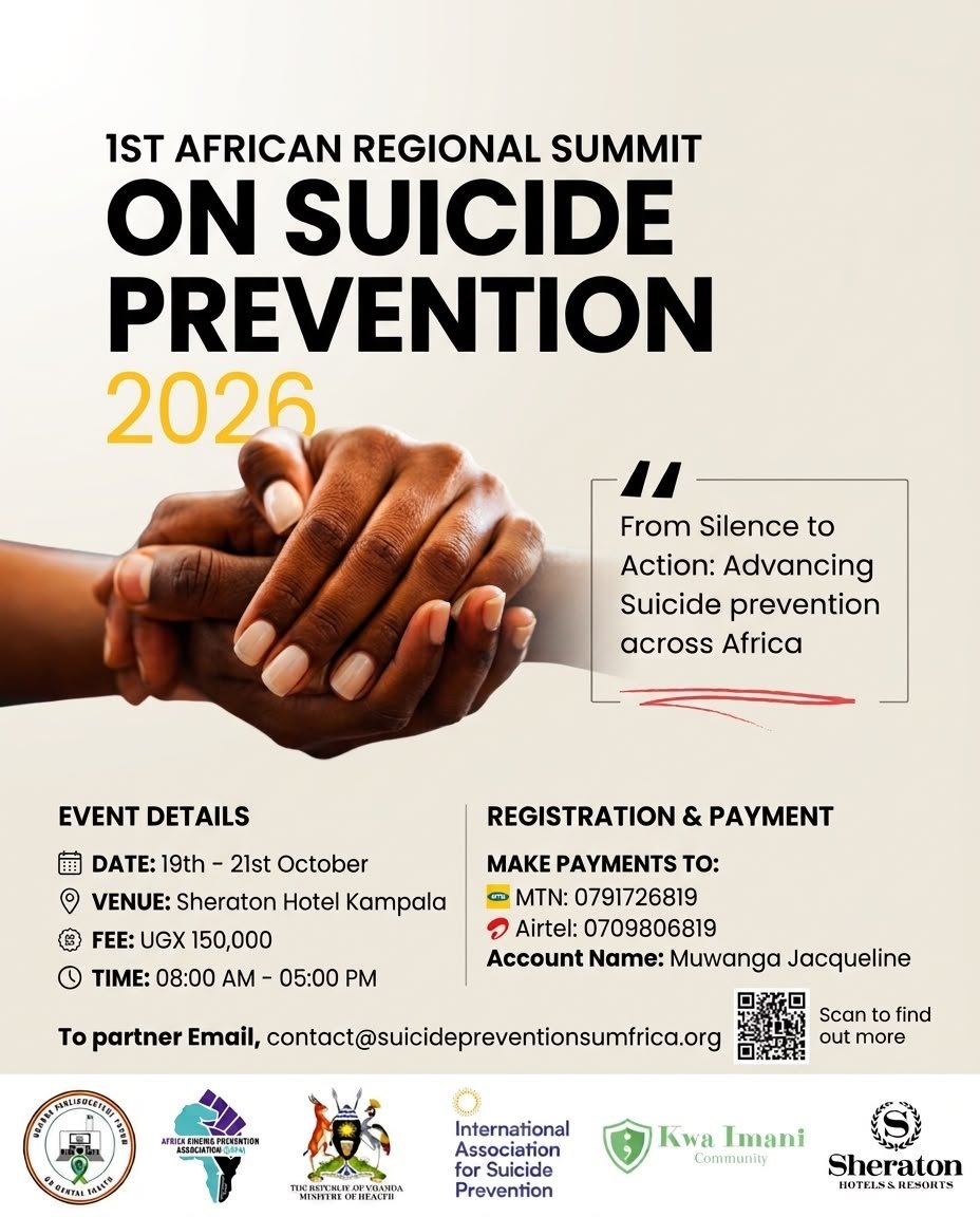 mwalimu256's tweet photo. I have been telling you #StartTheConversation
Now, join the conversation @exceltv_uganda.
We will be talking everything suicide prevention and postvention and more.
See youπ
#MentalHealthSupport #SuicidePrevention #ChangingTheNarrative
@ManCaveUg @Aspaafrica @aspauganda @faithagumya @ugpfmh @kyamageroandrew @PyeparFaisal
#Spreadword #Savealife