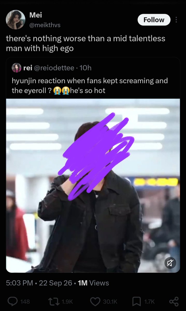 4thgenblueprint's tweet photo. @vampttae Nobody is talking about Instagram but your fandom prioritizing another idol here lmao

Same account can't even crack 1k likes praising their fave TODAY. Yes, Hyunjin is their priority (30k) https://t.co/kNeTzPm8Dy