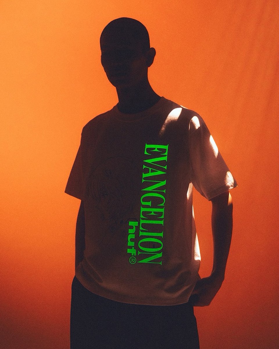 HYPEBEAST's tweet photo. The anime rotation just got another option.

HUF x ‘Evangelion’ is out now. https://t.co/G3rPLUQBKS