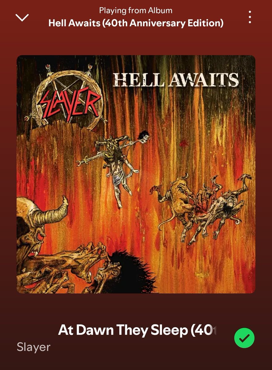 ZombiPSlayer666's tweet photo. ADDICTED TO YOUR BLOOD
AT DAWN THEY SLEEP
#NowPlaying #Slayer
https://t.co/7FzykGTnXL https://t.co/90G2uhbPZa