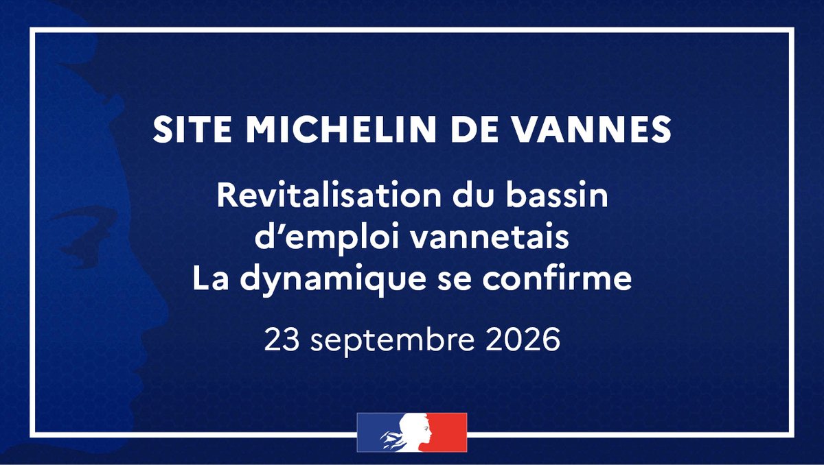 Image de Préfet du Morbihan : Site Michelin de Vannes |
Revitalisation du bassin d’emploi vannetais : la dynamique se confirme !

