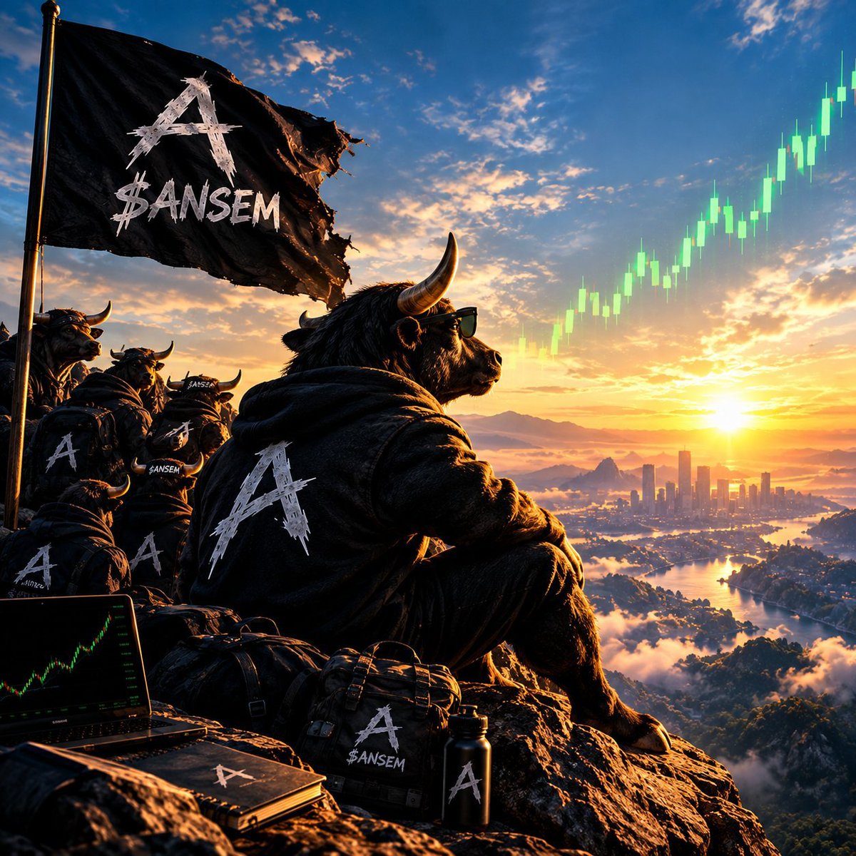 ibyk20's tweet photo. The real power is in the connection. 🐂

@Blackbull_army links NFTs to $ANSEM:

Royalties → $ANSEM buybacks → Treasury → Holder rewards.

3,333 in Wave 1.
Mint: Sept 26. 🫡

Claim your Soldier ID. 🪖

NFT × Token × Army.
$ANSEM 🀄 https://t.co/8iCyByKnEL