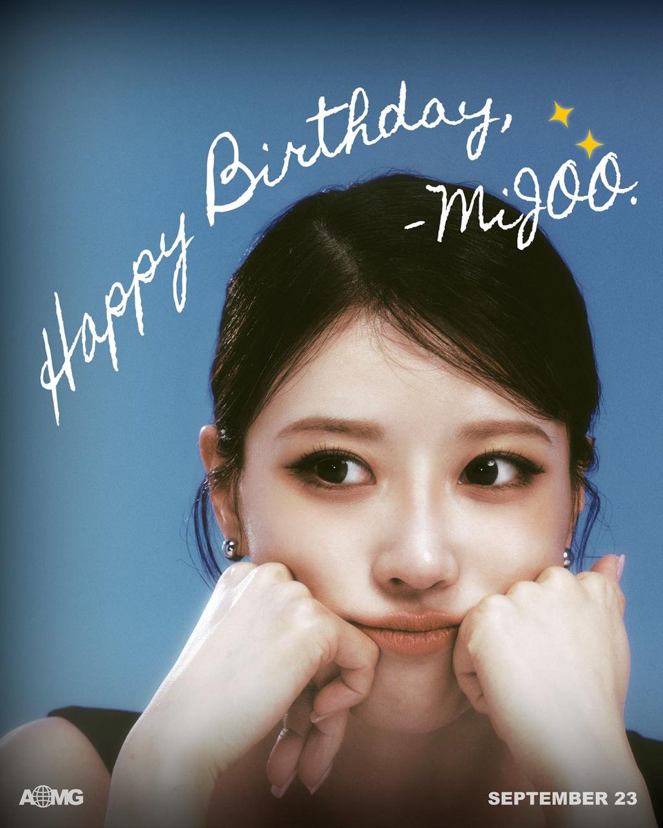 LeeMiJoo's tweet photo. 94.09.23
𝙃𝘼𝙋𝙋𝙔 𝙗𝙞𝙧𝙩𝙝𝙙𝙖𝙮 𝙈𝙄𝙅𝙊𝙊 🎂

#이미주 #LeeMiJoo https://t.co/5bZh58QpRJ