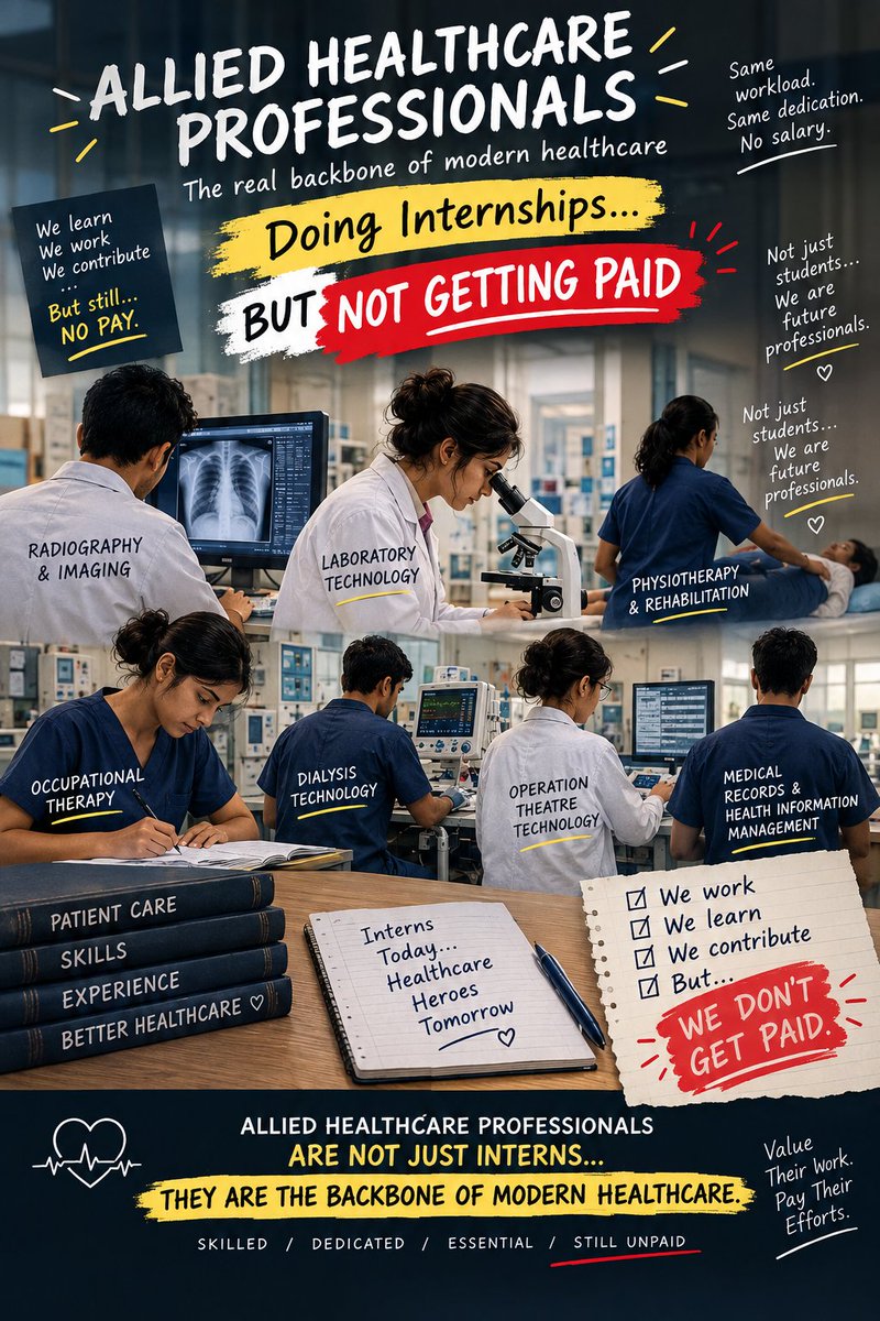 AryanKumar1g's tweet photo. #WorkDeservesStipendPayAlliedInterns
#ImplementAlliedInternStipend
@brajeshpathakup https://t.co/H06yk1Xxlg