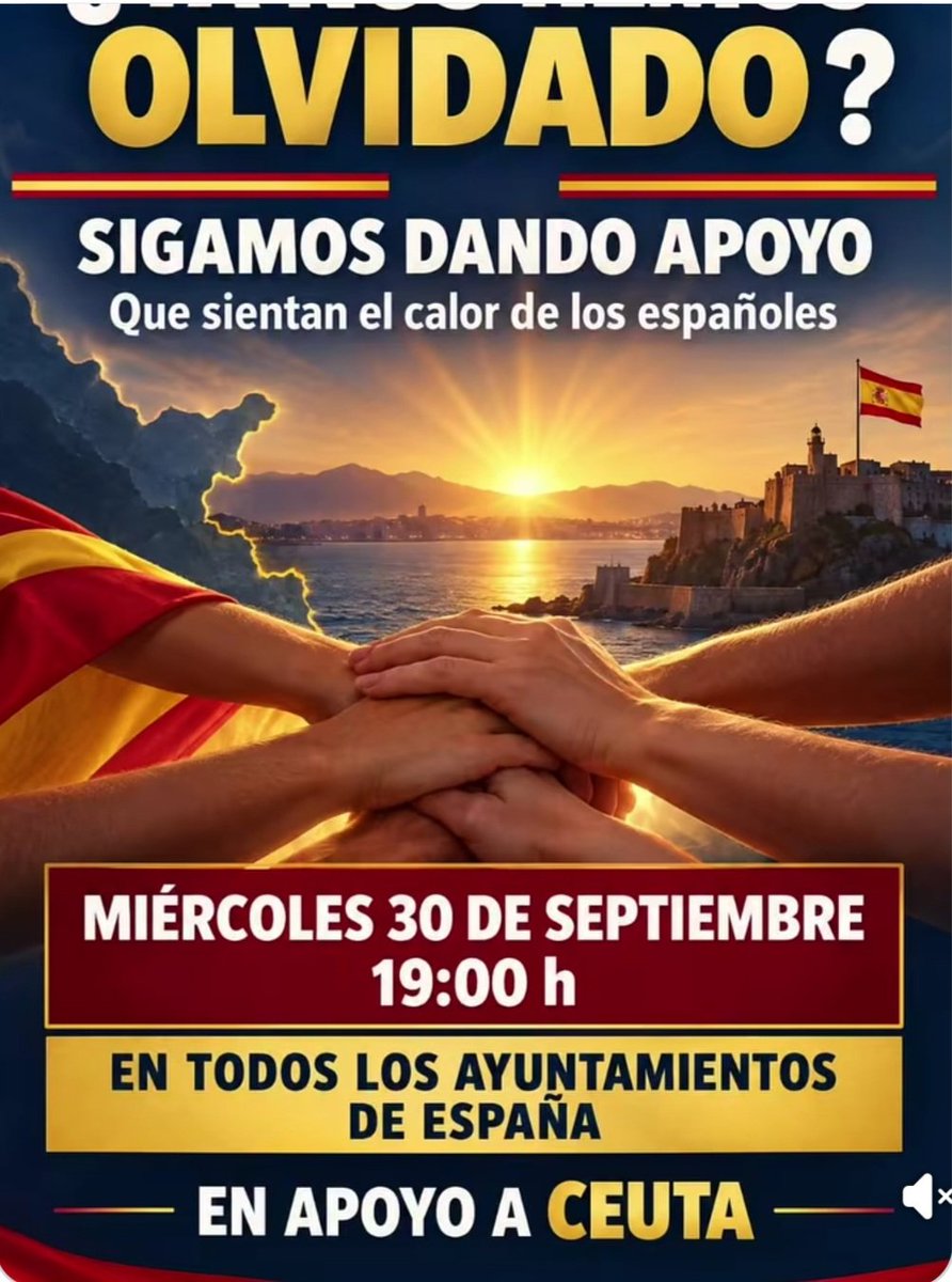 CRuscaleda's tweet photo. Que se entere el mundo. Ceuta es España. https://t.co/ZcTmUnqRZ2