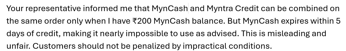 richagoel17's tweet photo. @MyntraSupport @Myntra @myntrasupport Requesting reimbursement/compensation and immediate clarification of this policy. #MyntraCare #CustomerComplaint #MyntraSupport
PFA https://t.co/hHDq8ZQ1Gz