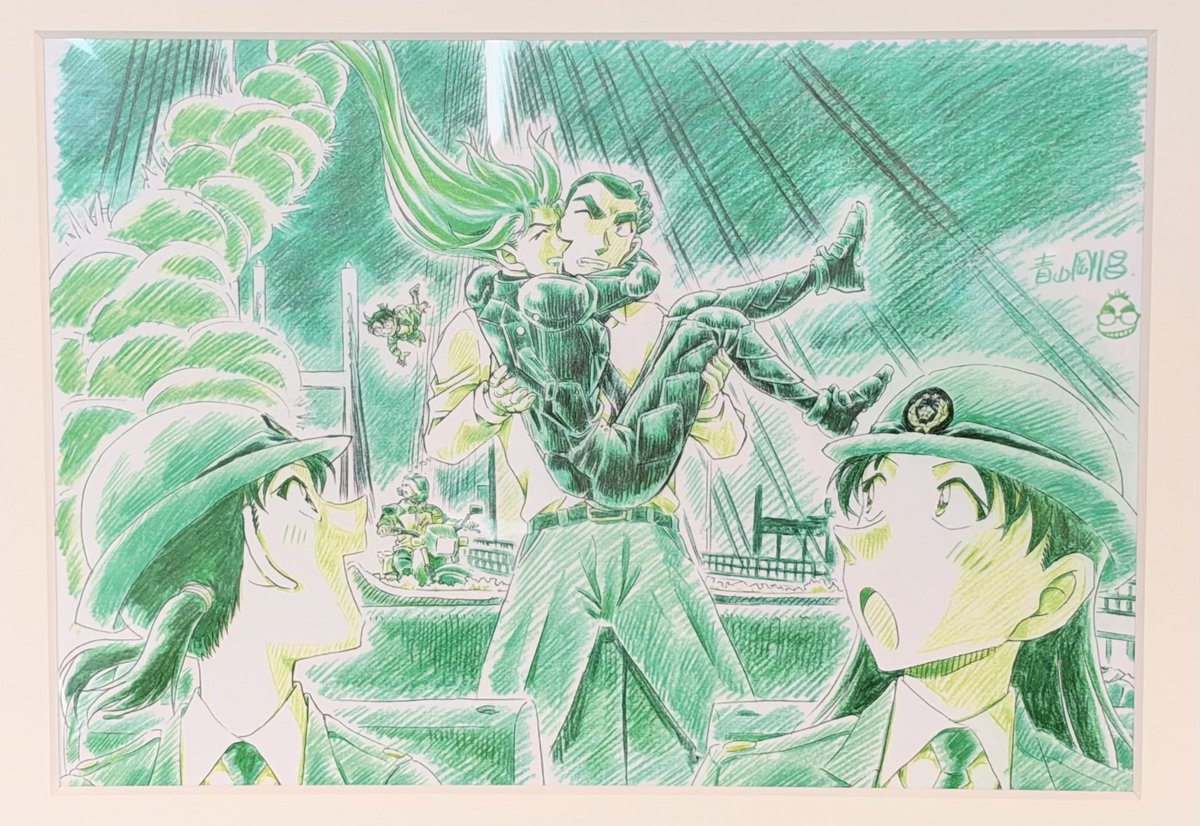 conan_jouhou's tweet photo. 【超貴重】
劇場版「ハイウェイの堕天使」の
第2ティザーが生で展示されていました！

#名探偵コナン #サンデー文化祭 https://t.co/IdG00H4dqs