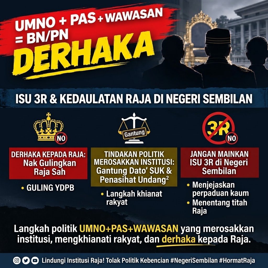 dsb_i90's tweet photo. BN/PN N9 DERHAKA: GULING YDPB, GANTUNG DATO' SUK &amp; PENASIHAT UNDANG² https://t.co/nFIkhs4058