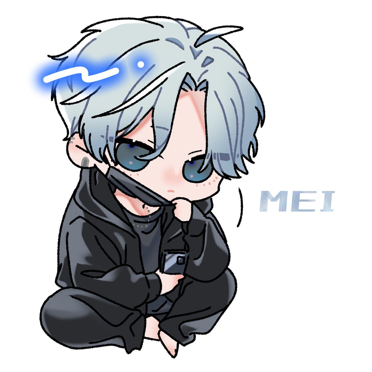 1ban_te_te_'s tweet photo. @madoro_zZzZ 
急なリプ失礼いたします…🙇💦
いつも素敵なキャラたちを生み出していただき、ありがとうございます！！
僭越ながら、冥くんのファンアートを描かせていただきました💭
これからも、陰ながら応援しています📣💪🏾 https://t.co/4cp66PRjMP