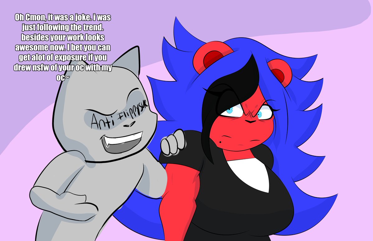Flipsy0529's tweet photo. allll of a sudden it was a "joke" -.- ay no fuck away from us 💅
#meme #artmeme #happytreefriends #oc #originalcharacter #furry #furryanthro #mamabear #tiktok #tiktok #persona #mama https://t.co/XrD0gHVEka