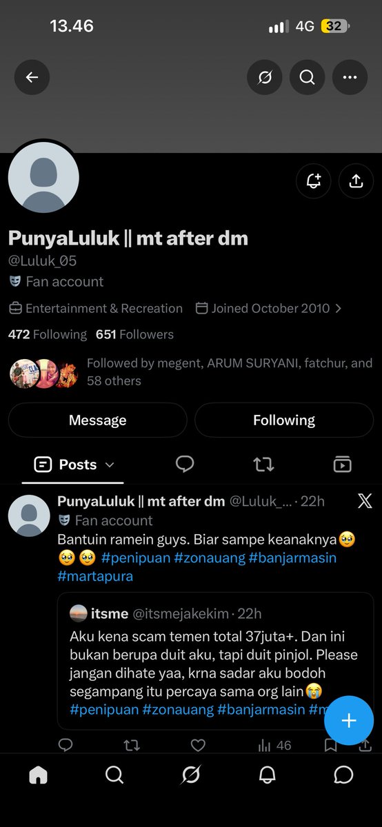 itsmejakekim's tweet photo. Yg dm ke akun @Luluk_05 maaf akunnya lagi ke lock. Bisa dm kesini yaaa. https://t.co/CCA8FRZXNy