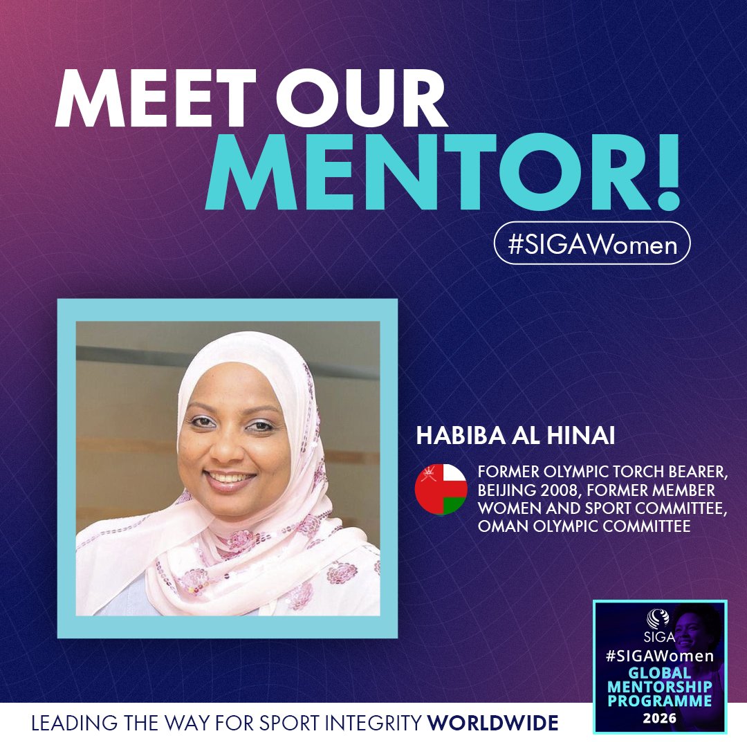 HabibaAlHinai's tweet photo. Empowering the next generation through sport
Our journeys may be different, but our purpose can be shared to inspire, empower, and open the way for those who come after us
#SIGAWOMEN #WomenInSport #Mentor #SportLeadership #WomenLeaders #GenderEquality #EmpowerWomen
#حبيبة_الهنائي https://t.co/X0yVLz3tfC
