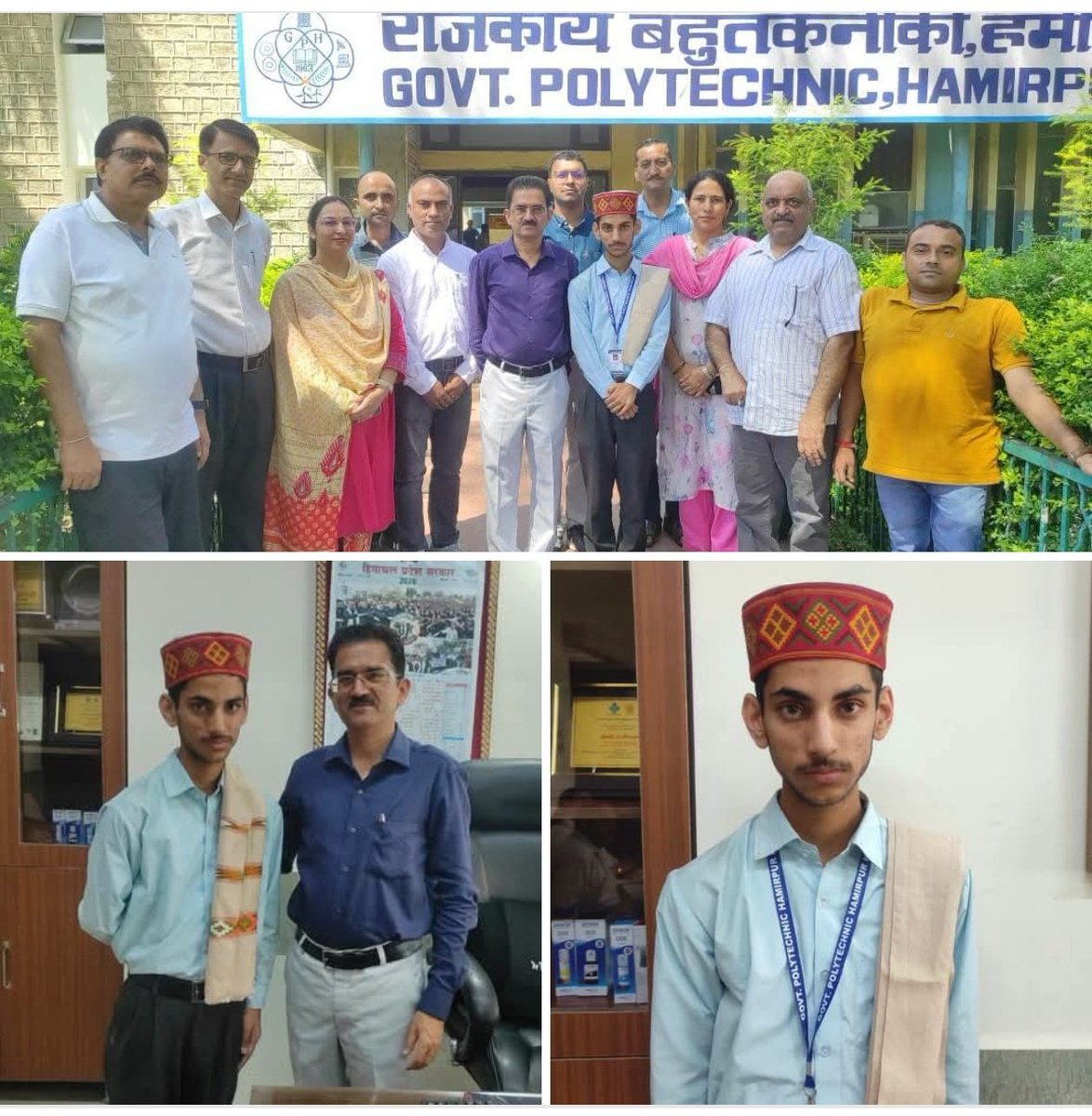 GemsHimachal's tweet photo. एक साधारण गरीब परिवार से संबंध रखने वाले सर्वेश शर्मा की इस उपलब्धि ने न केवल अपने परिवार एवं संस्थान को,  बल्कि पूरे हिमाचल प्रदेश को गौरवान्वित किया है.

पांचवें सेमेस्टर के छात्र सर्वेश शर्मा के प्रोजेक्ट के लिए रक्षा मंत्रालय की डिफेंस इनोवेशन ऑर्गेनाइजेशन (डीआईओ) एवं इनोवेशन फॉर डिफेंस इक्सीलेंस (आईडैक्स) की ओर से 3.50 करोड़ रुपये की ग्रांट मंजूर की गई है.

रक्षा मंत्रालय के डिफेंस प्रोडक्शन विभाग के अतिरिक्त सचिव एवं सीईओ दिनेश माहौर ने सोमवार को ही इस बजट को स्वीकृति प्रदान की.

सर्वेश अब भारतीय सेना के लिए रुद्रा ऐज टी-1 (स्पेक्ट्रा) ड्रोन तैयार करेगा जोकि सीमा पर निगरानी में बहुत बड़ा मददगार साबित होगा. क्योंकि, यह दुश्मन के राडार की पकड़ में नहीं आएगा और जैमर भी इसे जाम नहीं कर पाएगा।

रक्षा मंत्रालय ने इस प्रोजेक्ट से संबंधित औपचारिकताएं पूर्ण करने के लिए 20 दिन का समय दिया है और इसका इनक्यूबेशन सेंटर आईआईटी रुड़की में बनाया गया है. यानी सर्वेश अब आईआईटी रुड़की की लैब में इस प्रोजेक्ट पर काम करेगा, जिसे 20 महीने में पूरा करने का लक्ष्य निर्धारित किया गया है.सर्वेश की उपलब्धि पर पॉलीटैक्निक कालेज के प्रधानाचार्य चंद्रशेखर, संस्थान के कंप्यूटर इंजीनियिरिंग के विभागाध्यक्ष समीर भारती और अन्य शिक्षकों ने सर्वेश को बधाई देते हुए उसके सुनहरे भविष्य के लिए शुभकामनाएं दी हैं.

#Hamirpur #HimachalPradesh