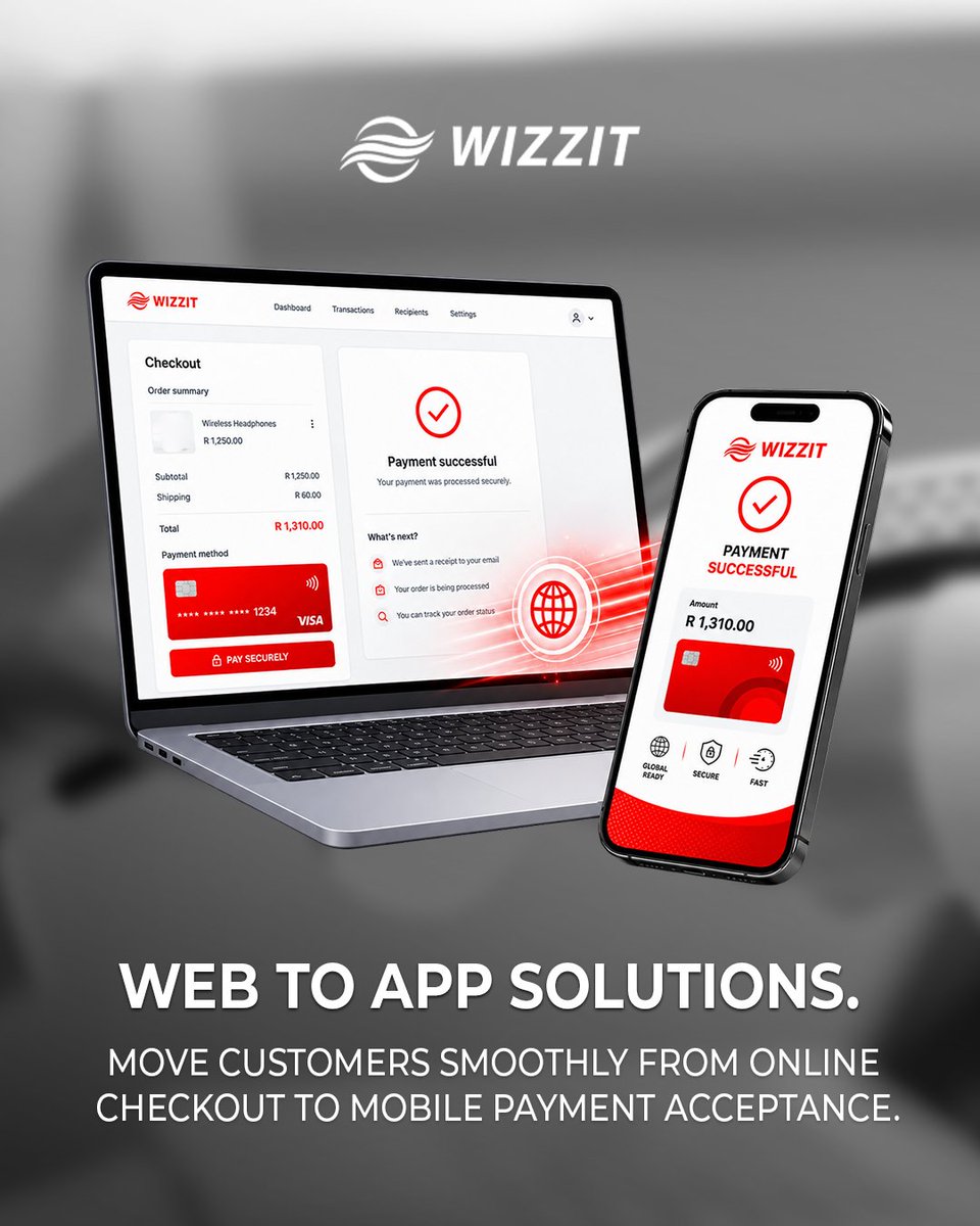 WIZZITInt's tweet photo. Wizzit supports connected payment journeys that help businesses create smoother digital experiences across web and app environments.
Discover more at https://t.co/hwmBhBOGva
#Wizzit #WebToApp #DigitalPayments #PaymentSolutions #Fintech #OnlinePayments #MobilePayments https://t.co/uqPQe25xhP