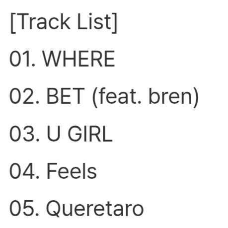 higyeomi's tweet photo. Hoonie said the tracklist wasn't supposed to be out yet but they forgot to blur it γ
γ
he also said the order might change a bit so don't be surprised!
#JAYN #junghoon #hanjunghoon #μ μΈ #μ ν #μ νλ²λΈ https://t.co/YPK7Ud0mR7