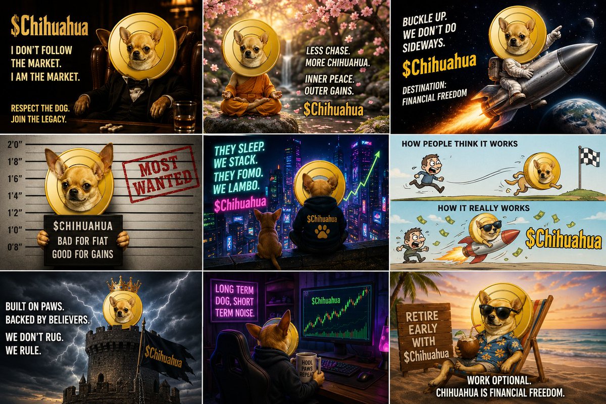 Chihuahuacoin_'s tweet photo. $CHIHUAHUA TO THE MOON! https://t.co/x9xNXUkcMk