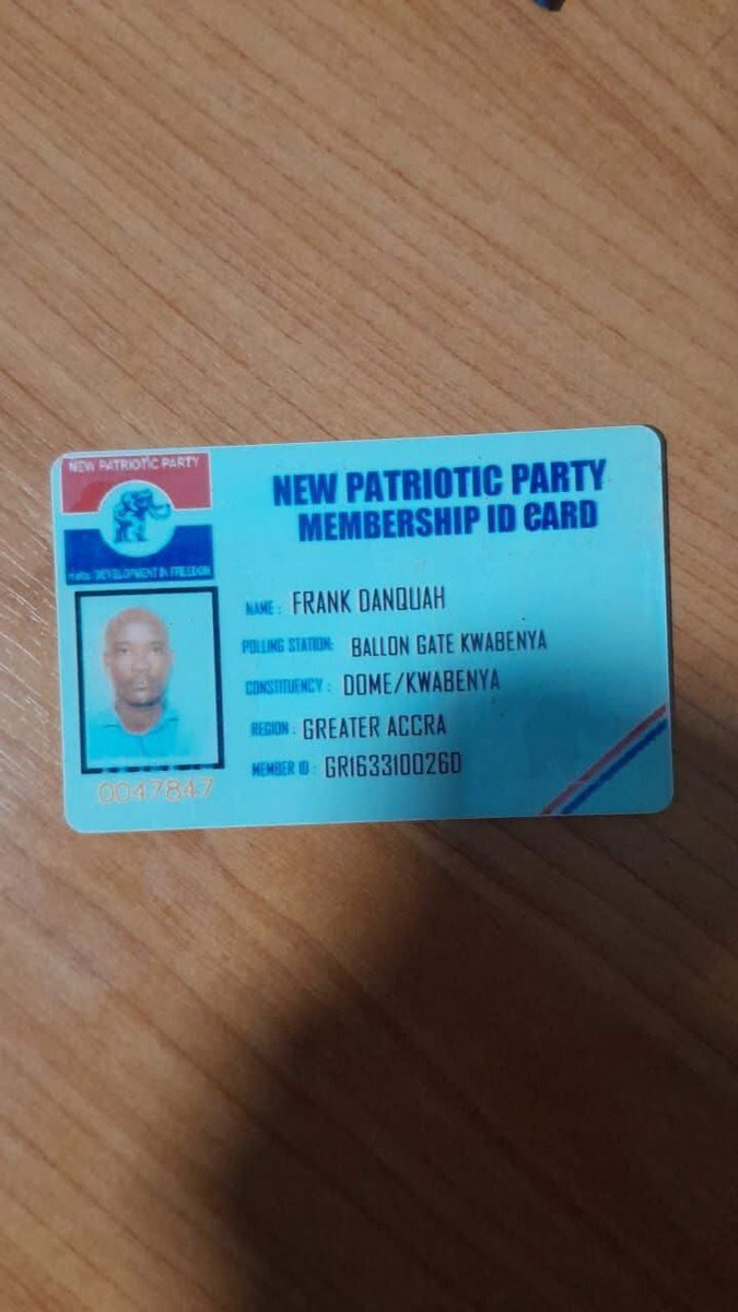 nyavorx's tweet photo. Breaking 

NACOC has declared Frank Danquah, who works as a security officer at Kotoka International Airport, a known NPP member, WANTED for narcotic-related offences. https://t.co/ky6kz11wkS