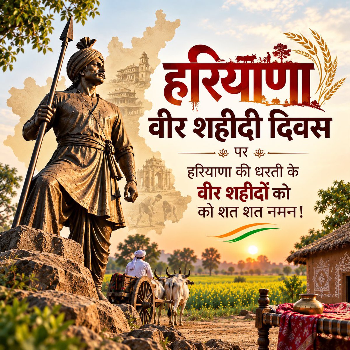 Tanwar_Indian's tweet photo. हरियाणा वीर शहीदी दिवस पर हरियाणा की धरती के वीर शहीदों को को शत शत नमन! 

#haryanaveerdiwas https://t.co/JOaeMePzO8