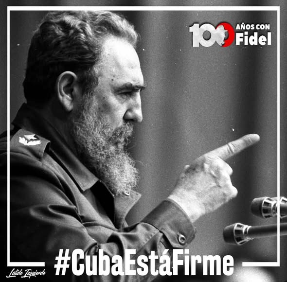 palipio935's tweet photo. “La unidad, la dignidad y la integración racional y solidaria constituyen el único camino para enfrentar los desafíos comunes del mundo globalizado, desigual y excluyente, que nos amenaza a todos”.
#100AñosConFidel
#CubaEstáFirme
#CubaNoEstáSola https://t.co/9i4WpGsNx9