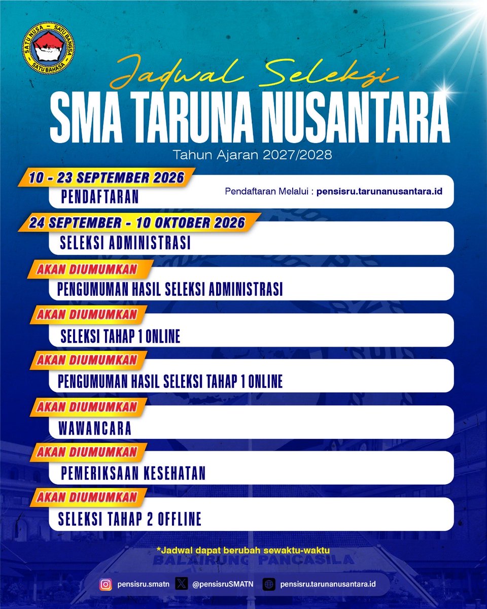 pensisruSMATN's tweet photo. Selamat siang,

untuk diketahui,
semangat! https://t.co/9By2JbjI9b
