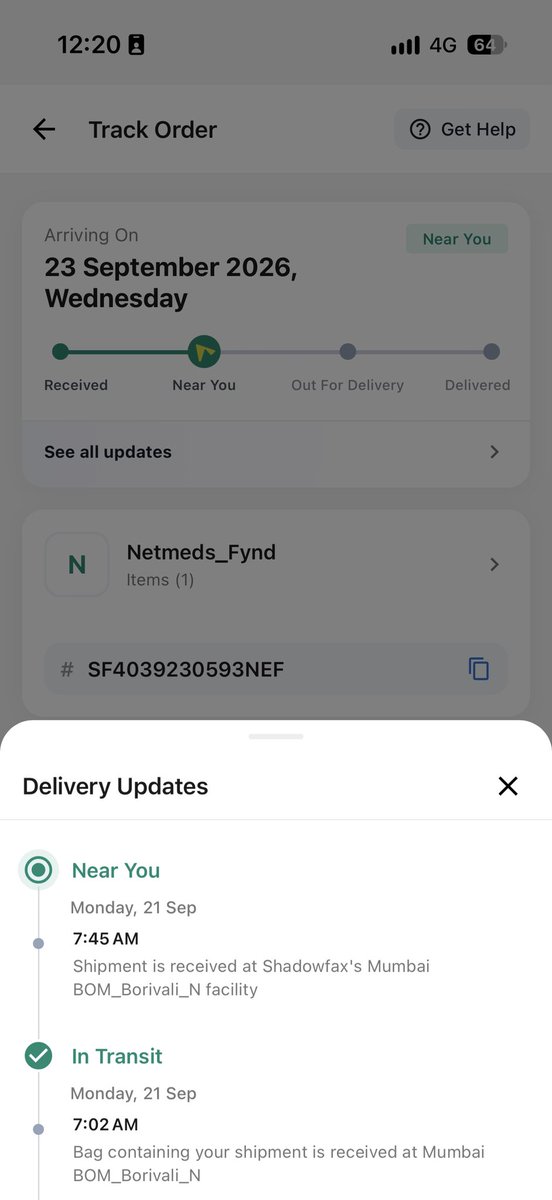 iprasadparab's tweet photo. @shadowfax_in these shipments have been sitting in your nearest facility for two days without the delivery being attempted. These are medicines which cannot be delayed any further. Please look into it. https://t.co/wyBVutPvrb