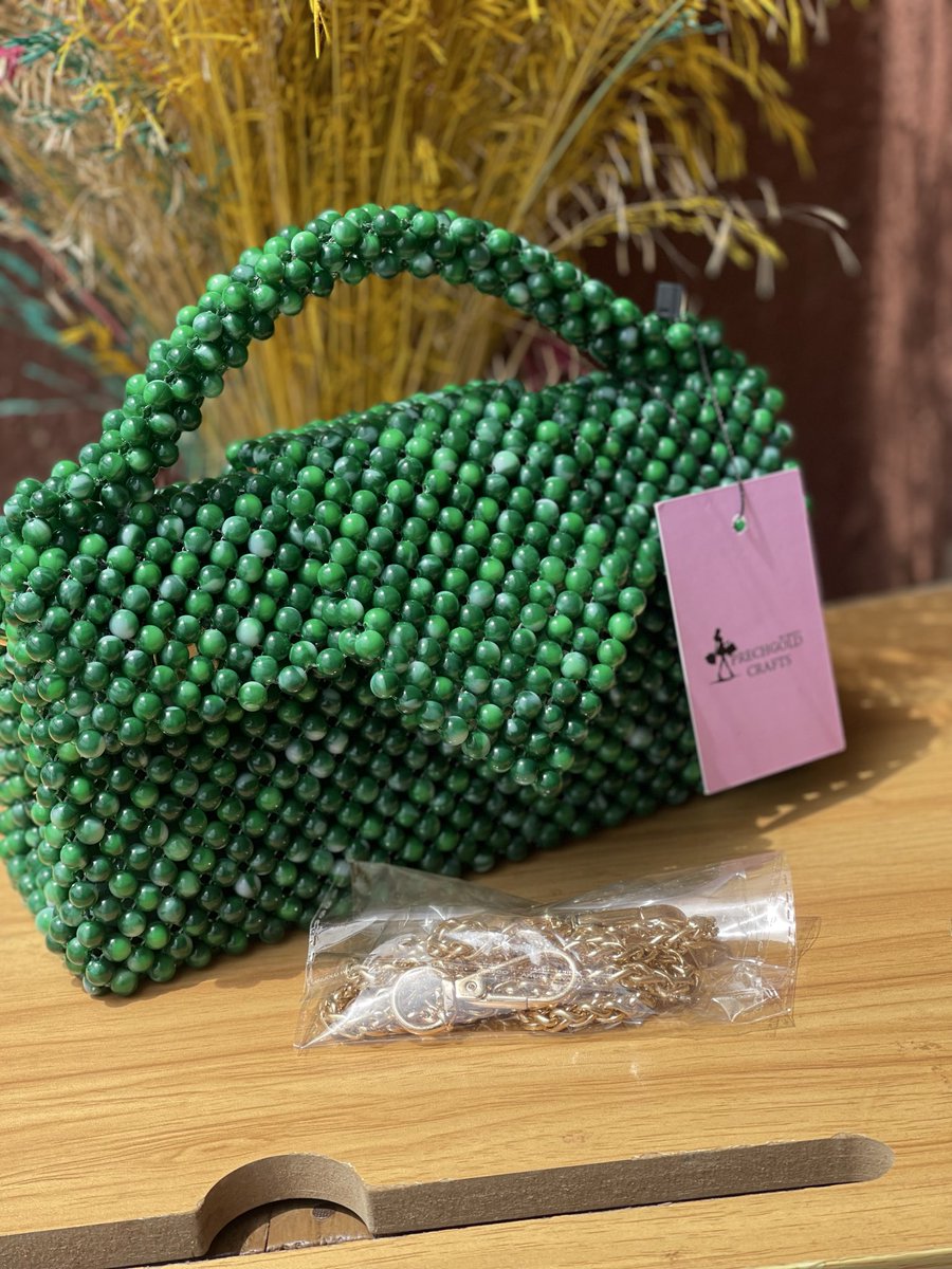 PrechgoldCrafts's tweet photo. Nobody talks enough about how beautiful green bags are… 💚

Whether you’re dressing up for a wedding, brunch, dinner date, or simply want to stand out, there’s a shade of green waiting for you.

🏷️: 90k, 50k, 90k &amp; 85k 
Production takes 5-7days as they handmade on order. https://t.co/Aq0nWwWAvt