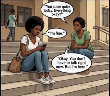 BNB1712's tweet photo. @web3starlight1 @Web3_Nona @KyngePearl @MacyMage @ShallowMonarch @pixelsMagician @DKID_7 @Kr8tive_Ericson Instead of dismissing someoneβs feelings, listen. Ask. Be present. π
#MentalHealthAwareness #ChangingTheNarrative #SuicidePrevention #BoldAndBeautiful https://t.co/Ty61c1xVLM