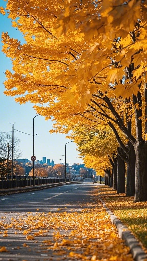 ChristelBl5hcv's tweet photo. Golden sunlight, crisp breeze—autumn has wrapped the city in cozy warmth, perfect for a walk with a hot latte. https://t.co/K0wAmc0I5i