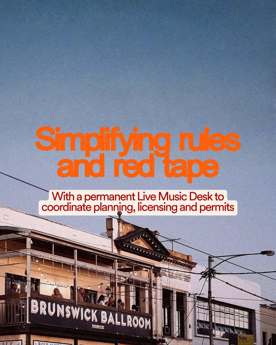 BenCarrollMP's tweet photo. No more nosy neighbours moving in and shutting down the live music that has played next door for decades.

Let’s protect live music venues, the jobs they create - and what they mean to our state. https://t.co/wTSbSnuALk