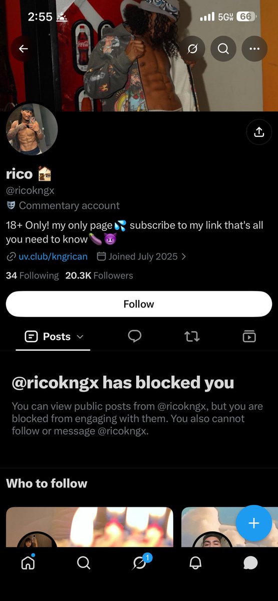 HoodArabIsFake's tweet photo. @Nutboysfactory @ricokngx @ricokngx is a fake page ran by the same person @DreadHeadAcex @Buudahunnitz @realhoodarab. Notice the first two have the same UV Club link and leads to the same page. #report #fake #scammer #share https://t.co/DLqHnajJNW