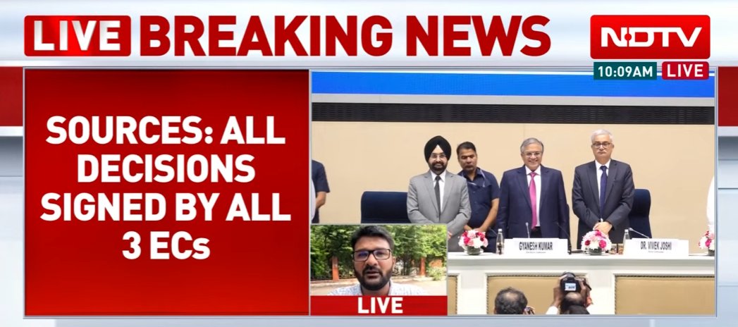 factcheckbaddie's tweet photo. @TheRebel_IN Commissioners can have individual views on matters before them. That is deliberation. What ultimately counts institutionally is the decision taken, and the decisions of #ECI have been unanimous. https://t.co/pI0F2G6lSB