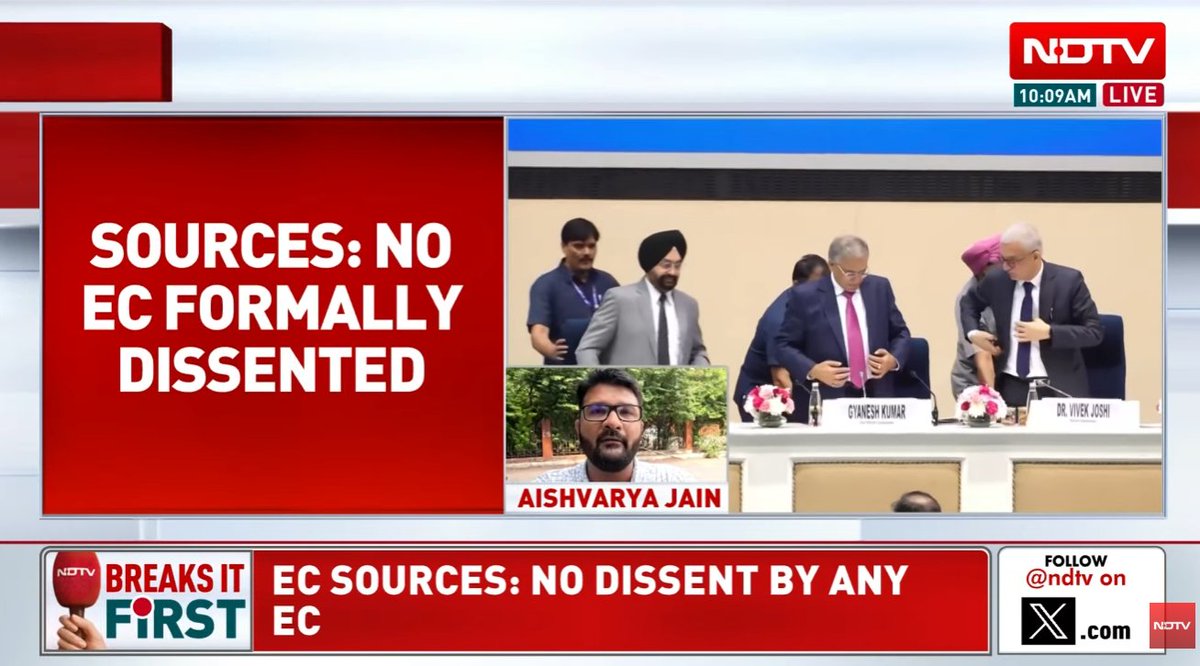 factcheckbaddie's tweet photo. @TheRebel_IN Commissioners can have individual views on matters before them. That is deliberation. What ultimately counts institutionally is the decision taken, and the decisions of #ECI have been unanimous. https://t.co/pI0F2G6lSB