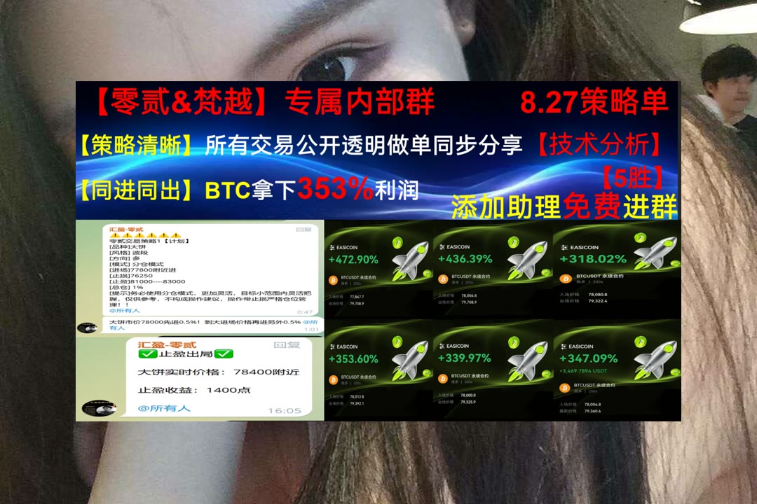TatianaDunj9's tweet photo. Pleasant hours fly past.
BTC缺参考？每日整理观点。MKR🦿山寨🌅相关词汇🐼维客90%返佣后台直开
Arweave🔢Deere &amp; Company🎣以太经典🟪宝洁
币安 欧易 BTC 免费合约跟单社区👉 @fzy988 👈 https://t.co/ZmQ4w5cK1r